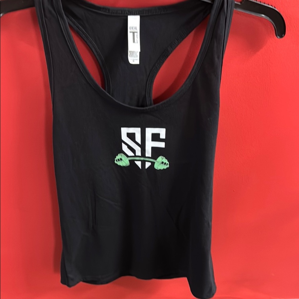 Black Tank Top with 'Got Glutes?' Print - Picture 2 of 3